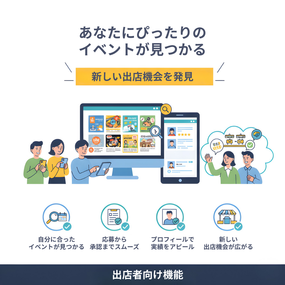 出店者向け機能